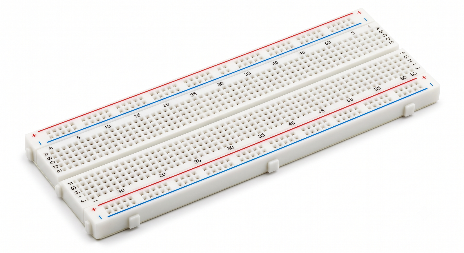 Full-Size Solderless Breadboard - 830 Points (MB102)