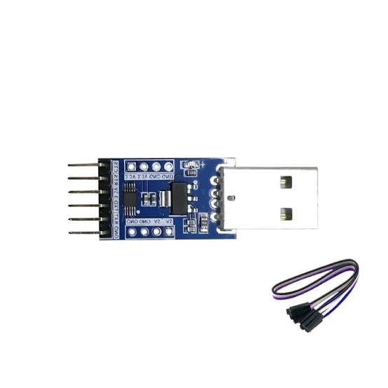Hi-Link CH340E USB to TTL Serial Converter Board + Jumper Wires
